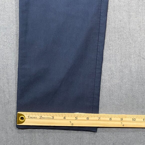 Perry Ellis Mens Slim Fit Navy Blue Dress Pants Size 30x30 Viscose & Polyester - Picture 14 of 14